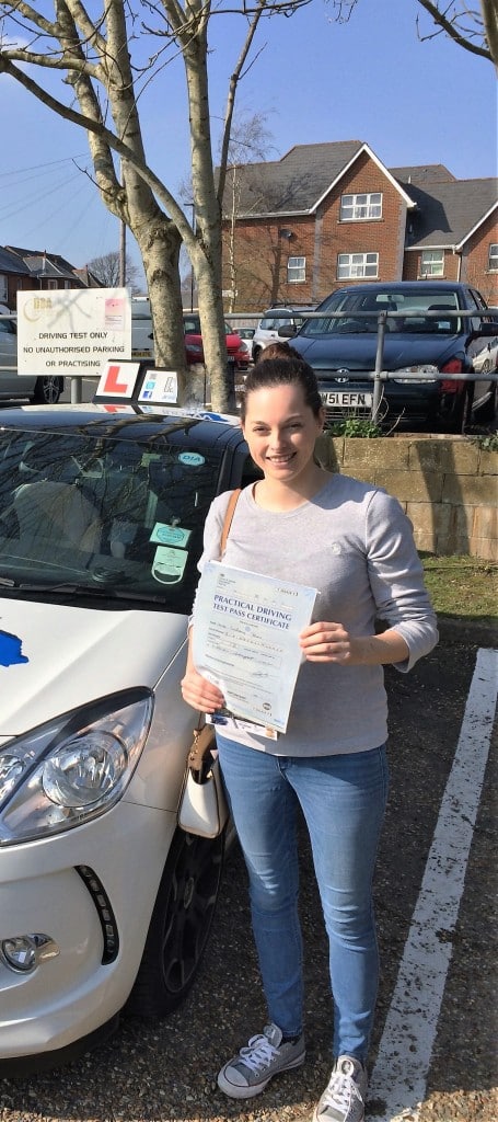 1st Time Driving Test Pass with Lindsay Blair at EDA