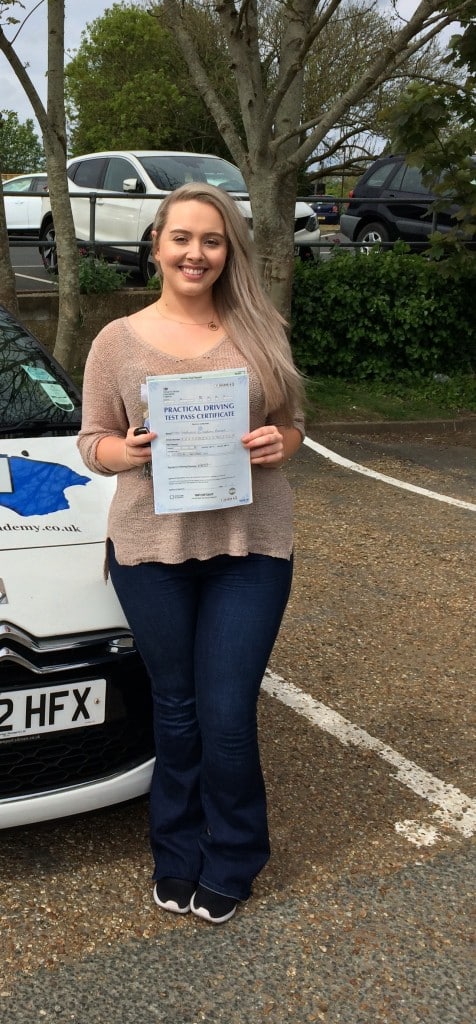 The perfect Driving Test Pass with Stephanie Fraser at Excel DrivingAcademy