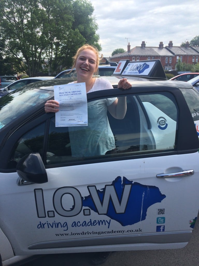 Driving test pass with Kalah McCully