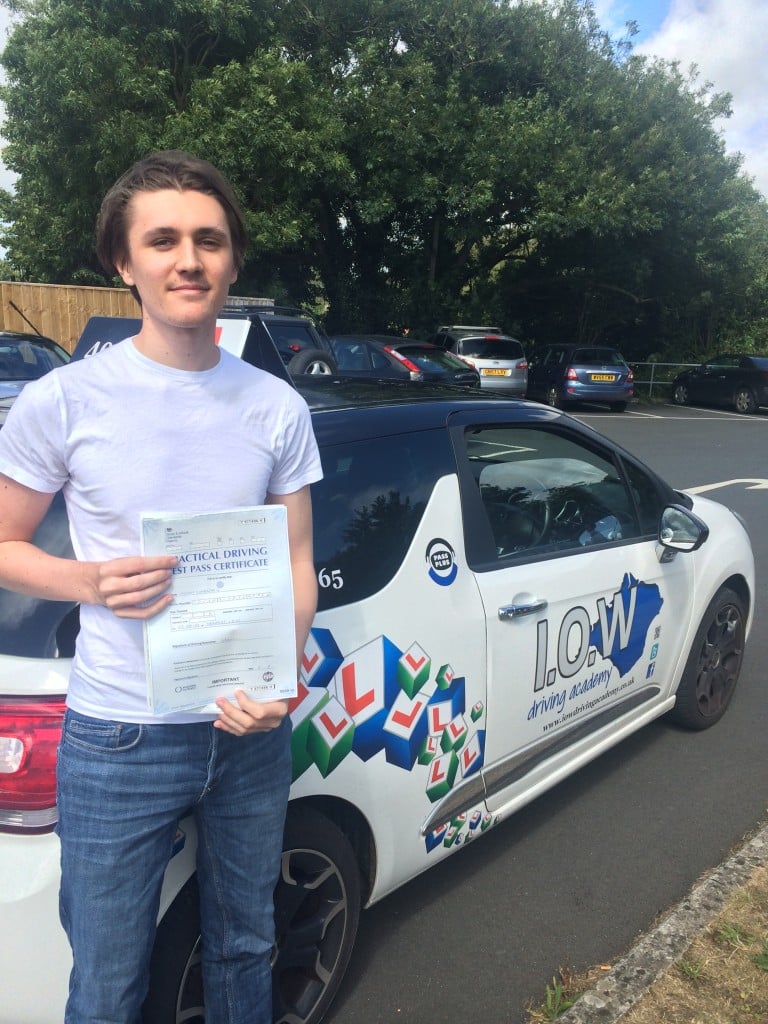 1st Time driving test pass with Adam Coventry on the Isle of Wight