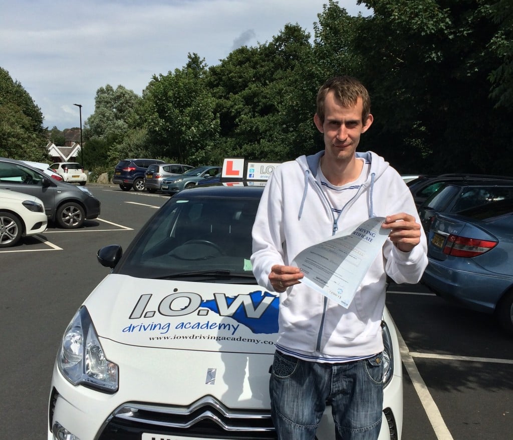 1st Time driving test pass with Jason Hughes