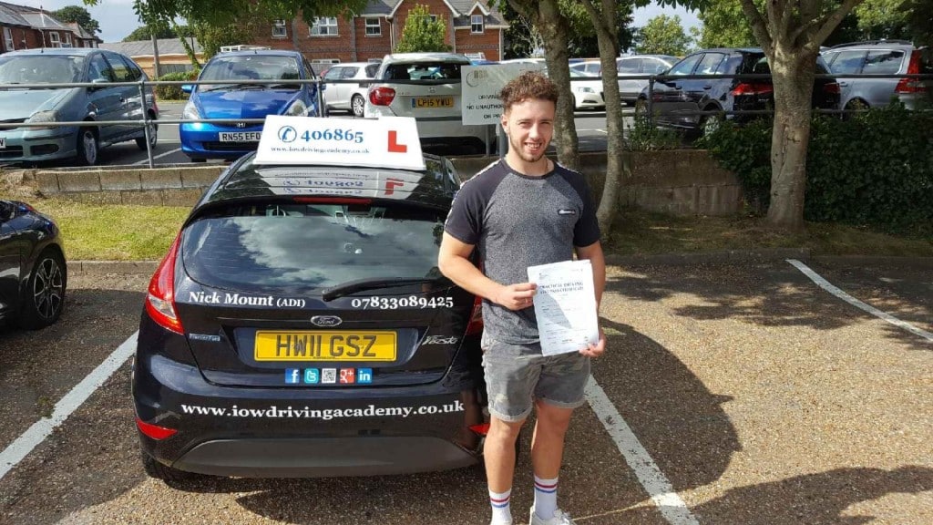 Driving Test Pass with Leyton Greatorex at IOWDA