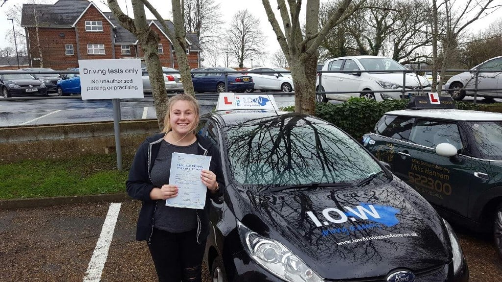 1st Time test pass with Isla Gaches at the IOWDA