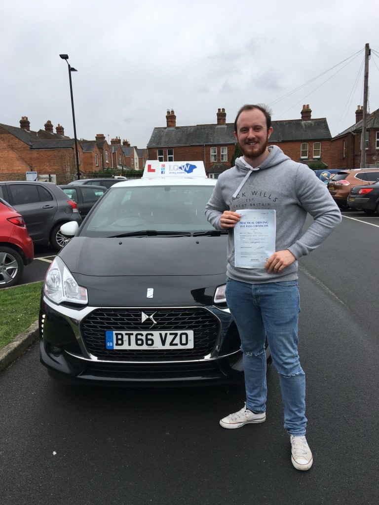 1st Time test pass with Dean Manning at the IOWDA