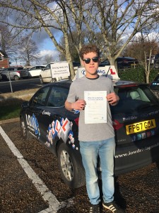 1st Time test pass with Connor Ashley