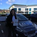 Isobel passes 1st Time with only 2 faults