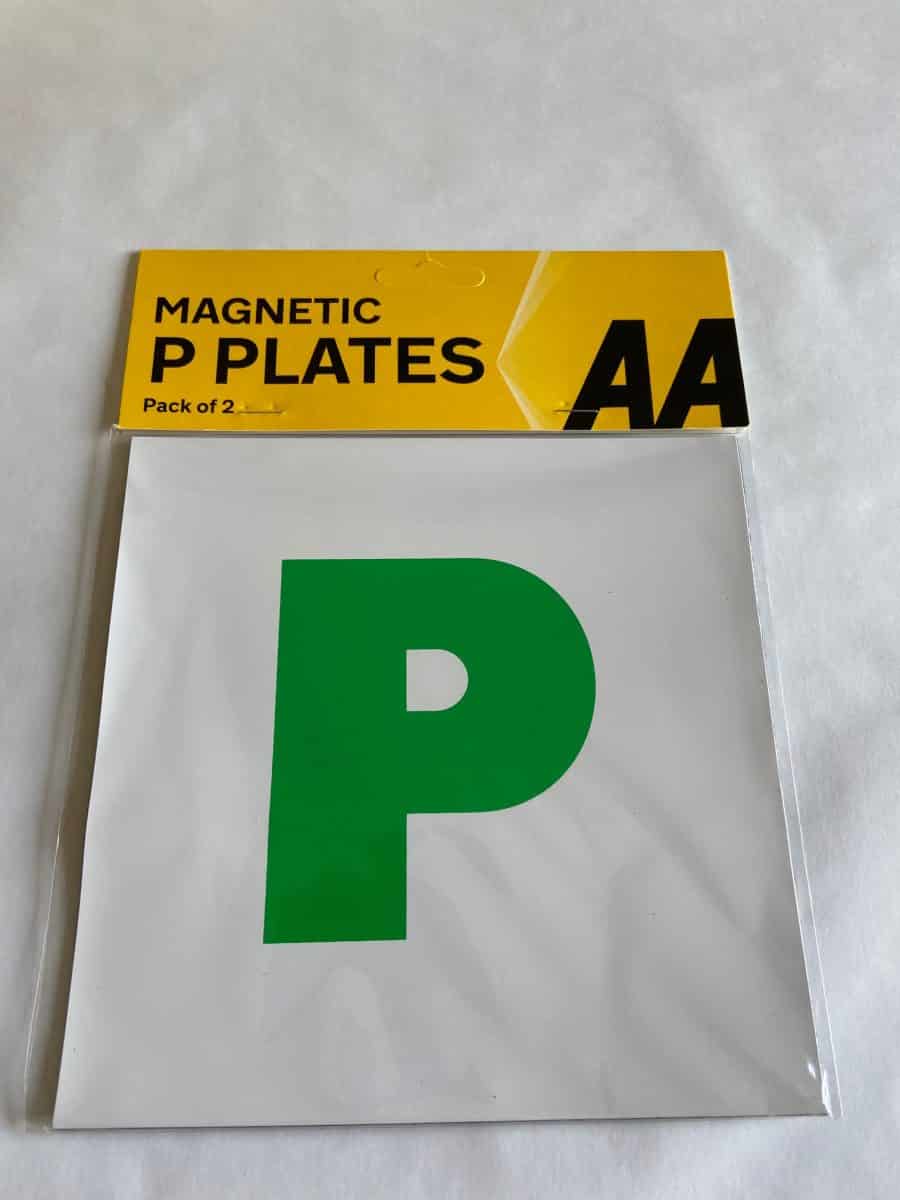 AA FULLY MAGNETIC P-PLATES - Isle of Wight Driving Academy