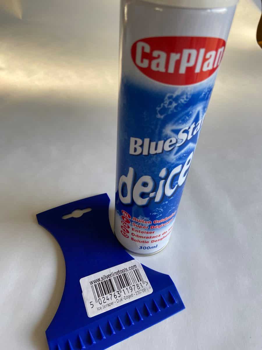 Car Plan Blue Star De-Icer