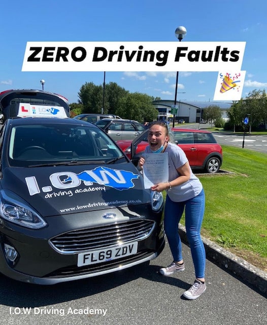 Sian Passes with zero driving faults