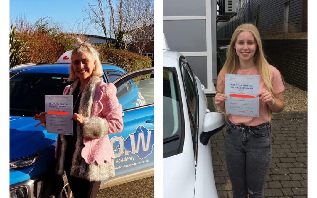 2 first time passes with the Islands Premier Driving School