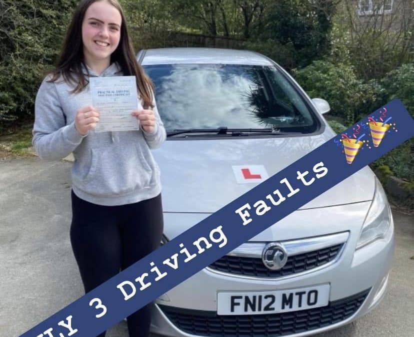 Ellie Passes with ONLY 3 faults.