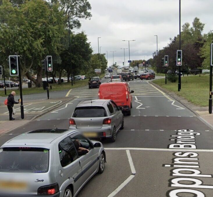 Coppins Bridge Roundabout, Newport.